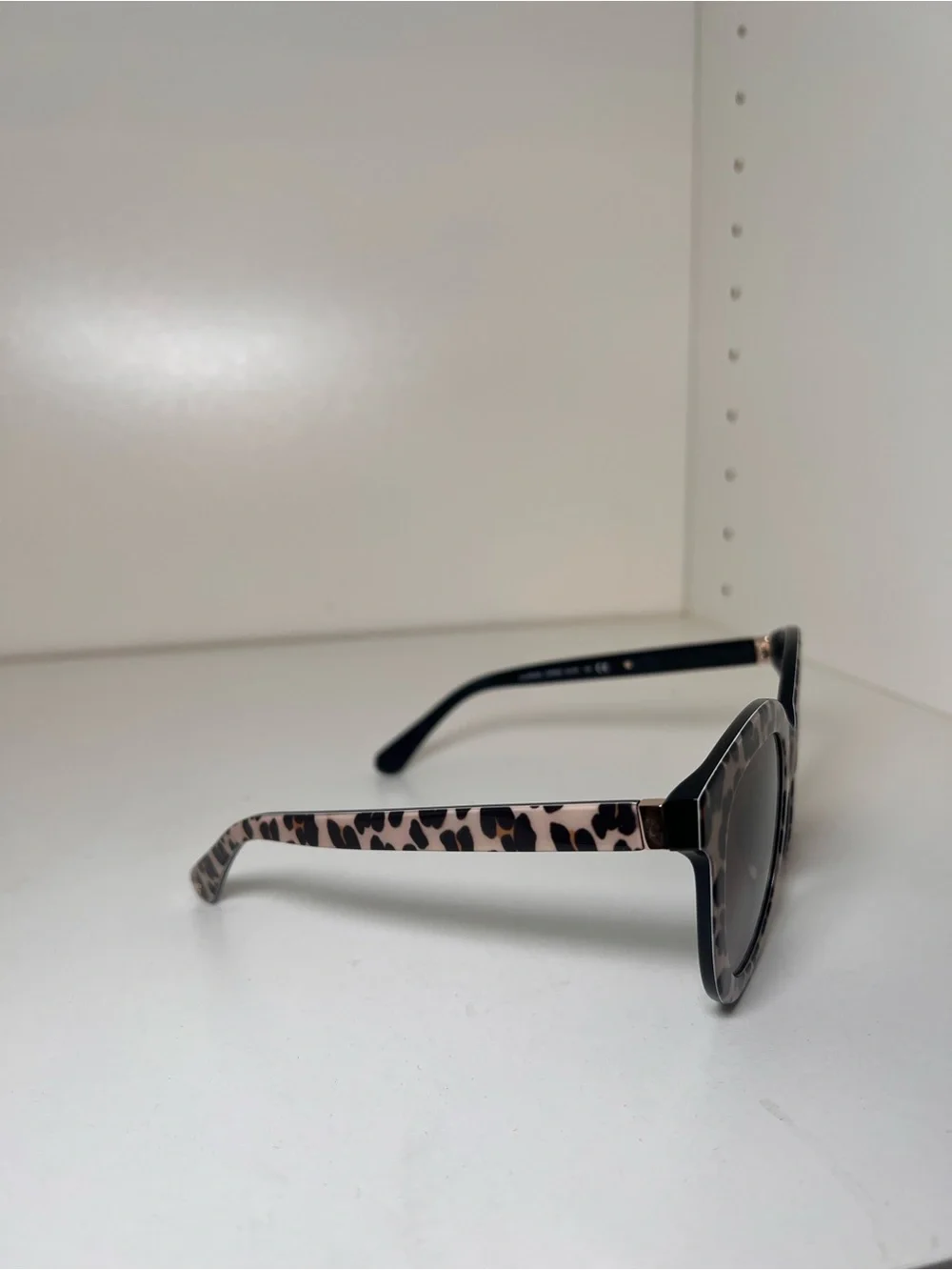 kate spade Leopard-Print Round Sunglasses in Pink and Brown